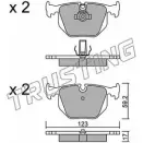 Тормозные колодки, дисковые, комплект TRUSTING 576.0 21487 Bmw 7 (E38) 3 Седан 2.8 728i x 193 л.с. 1995 – 2001 21 282