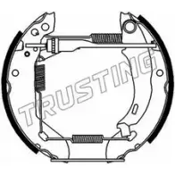 Тормозные колодки, комплект TRUSTING 1749571 DZQK75D IJL NC 6032