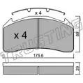Тормозные колодки, дисковые, комплект TRUSTING Ford Focus 3 (CB8) Хэтчбек 2.0 TDCi 115 л.с. 2010 – 2025 607.0 291 36 R3RGY1