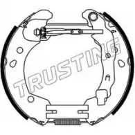 Тормозные колодки, комплект TRUSTING Nissan March (K12) 3 Хэтчбек 1.5 dCi 82 л.с. 5JHT G QOCWC 6396