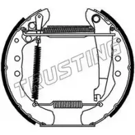 Тормозные колодки, комплект TRUSTING Audi 6YVEF 6425 C5 35IA