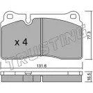 Тормозные колодки, дисковые, комплект TRUSTING 2 4098 Volkswagen Touareg (7P) 2 2010 – 2018 M8NPGSL 675.0