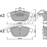 Тормозные колодки, дисковые, комплект TRUSTING 682.2 2 4254 25282 Mercedes GLK (X204) 1 Кроссовер 2.1 220 CDI (2002) 163 л.с. 2008 – 2015