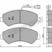 Тормозные колодки, комплект TRUSTING LXV7 AD Mitsubishi Carisma 1 (DA) Хэтчбек 1.9 DI D (DA5A) 102 л.с. 2000 – 2006 725.2 WA9Z0