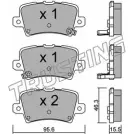 Тормозные колодки, дисковые, комплект TRUSTING 745.0 24 086 24518 1750149