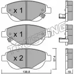 Тормозные колодки, дисковые, комплект TRUSTING 25255 250 94 1750539 964.1