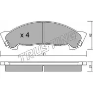 Тормозные колодки, дисковые, комплект TRUSTING C OM20 1750571 988.0 UEH86Q8
