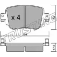 Тормозные колодки, дисковые, комплект TRUSTING 996.0 2510 9 25110 Volkswagen Caddy Alltrack (SAA) 1 Фургон 2.0 TDI 4motion 150 л.с. 2015 – 2024