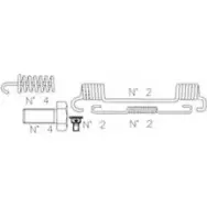 Ремкомплект колодок TRUSTING 8FZ7P K311 1752767 5SQLKT W