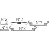 Ремкомплект колодок TRUSTING 1752827 K390 T2 VPL HX573WU