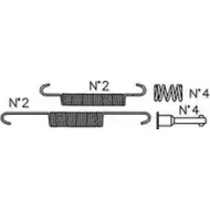 Ремкомплект колодок TRUSTING K391 76UHYV FL 3HRP 1752828