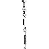 Ремкомплект колодок TRUSTING K406 BB KXY2H 1752843 WPZDZC