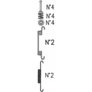 Ремкомплект колодок TRUSTING 5CC24 V1 K433 1752866 K4HYVF5