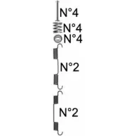 Ремкомплект колодок TRUSTING 6UN 7W 1752871 UJYJHH7 K438