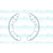 Тормозные колодки, комплект KAVO PARTS JI0OX BS-2913 Honda Accord 6 (CK, CG, CH) Седан 1.6 i (CG7) 116 л.с. 1998 – 2002 1J NZV