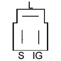 Генератор LUCAS ELECTRICAL 203404 5708279059198 V GTQ4E lra01491 - Изображение 2