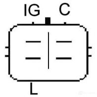 Генератор LUCAS ELECTRICAL lra03501 5708279234687 205111 1TNAC C - Изображение 2