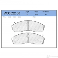 Колодки тормозные дисковые | перед |