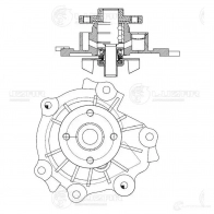 Насос водяной для автомобилей Volvo XC60 (07-)/S60 (10-)/S80 (06-) 3.2i LUZAR C SR23 lwp1060 1425585549 - Изображение 4
