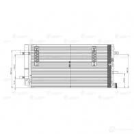 Радиатор кондиционера для автомобилей A4 (07-)/A6 (11-)/Q5 (08-) LUZAR 3885215 lrac18180 4680295016878 F6XCR E - Изображение 3