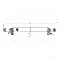 ОНВ (радиатор интеркулера) для автомобилей Audi A4/A6/Q3/Q5 LUZAR 4680295016021 O 2852D 3885574 lric18180 - Изображение 3