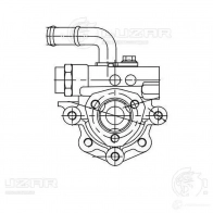 Насос ГУР для автомобилей VW Transporter (03-)/Caravelle (03-) 1.9D/2.0D LUZAR lps1804 IKFQQ 5N 1440016265 - Изображение 4