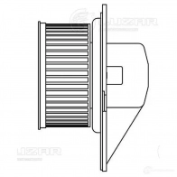 Электровентилятор отопителя для автомобилей VW Transporter T4 (90-)/Audi A4 (B5) (94-) A/C+ LUZAR 6FVAA L 1440016319 lfh1803 - Изображение 3