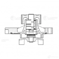 Насос водяной для автомобилей VW Transporter T4 (90-) 2.4D/2.5D (шкив 20 зуб.) LUZAR lwp1825 1425585566 M 5Z2N5T - Изображение 4