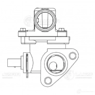 Термостат для автомобилей Skoda Fabia I (99-) 1.4i (с корпусом) LUZAR lt1814 1440016390 KP8K TB2 - Изображение 4
