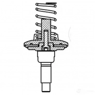 Термостат для а/м Skoda Fabia I (99-)/Fabia II (07-) 1.2i (87°С) (термоэлемент) LUZAR 1440016416 0 TO67 lt1812 - Изображение 3