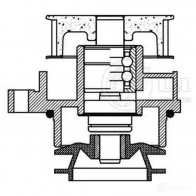 Насос водяной для автомобилей VW Golf IV (97-)/Bora (98-) 1.6i LUZAR 1440016418 782S14 L lwp1838 - Изображение 4