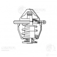 Термостат для автомобилей Land Cruiser Prado (02-)/(09-) 2.8D/3.0D (82°С) (термоэлемент) LUZAR lt1928 1440016488 9PB25A 6 - Изображение 4
