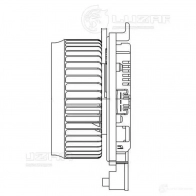 Электровентилятор отопителя для автомобилей Toyota Land Cruiser 200 (07-)/LX570 (07-) LUZAR 1425585267 6 M7WD lfh1990 - Изображение 3