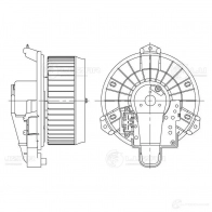 Электровентилятор отопителя для автомобилей Toyota Camry (07-)/RAV 4 (06-)/Lexus RX 350 (09-) (auto A/C) LUZAR 3885099 lfh1918 4680295015888 6833 KK - Изображение 3