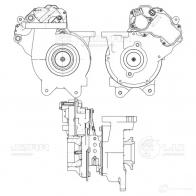 Турбокомпрессор для автомобилей Toyota Land Cruiser Prado 150 (09-) 2.8TD [1GD-FTV] (тип CT VNT)