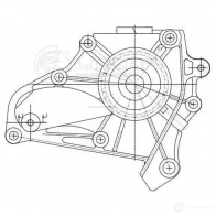 Насос водяной для автомобилей Toyota Avensis (97-)/Camry (82-) 2.0i/2.2i [3SFE, 5SFE] LUZAR E3S M0 lwp1942 1440016607 - Изображение 4