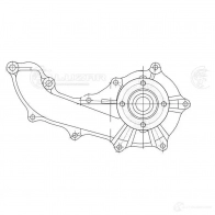 Насос водяной для автомобилей Toyota Land Cruiser Prado (02-)/Hiace (95-) 2.7i [3RZ-FE/2TR-FE] LUZAR K08F UV lwp1914 1440016611 - Изображение 4