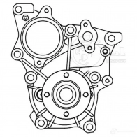Насос водяной для автомобилей Toyota Land Cruiser Prado 150 (09-) 2.8D [1GD-FTV] LUZAR MARC 5 1440016620 lwp1952 - Изображение 4