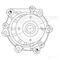 Насос водяной для автомобилей Toyota Hilux (97-)/Hiace (89-)/Hiace (97-) 2.4D [2L/2LT] LUZAR 1440016623 O JKA7 lwp1934 - Изображение 4