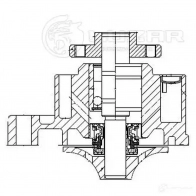 Насос водяной для автомобилей Suzuki SX4 (06-)/Swift (05-) 1.3i/1.6i LUZAR 4680295038320 lwp2416 EGF B4 1271344358 - Изображение 4