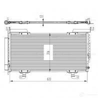 Радиатор кондиц. для а/м Subaru Outback (14-) LUZAR RDIQ X 1440016652 lrac2202 - Изображение 3