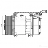 Компрессор кондиционера для автомобилей Scania (P,G,R-series) (04-)