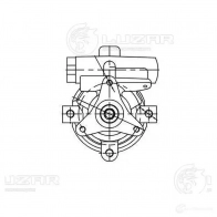 Насос ГУР для автомобилей Renault Laguna (93-)/Megane (96-)/Traffic (01-) LUZAR lps0901 1440016756 2B3OP B - Изображение 4