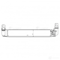 ОНВ (радиатор интеркулера) для автомобилей Duster (10-) 1.5dCi MT LUZAR lric0910 1440016770 JC T3F - Изображение 3