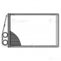 Радиатор отопителя для автомобилей Megane II (02-)/Scenic II (03-) LUZAR L FIH2VE lrh0909 1440016777 - Изображение 3