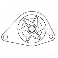 Насос водяной для автомобилей Peugeot 206 (98-)/307 (01-) 1.4i [ET3J4] (шкив 18 зуб.) LUZAR 1440016848 lwp2003 4UG4 2 - Изображение 4