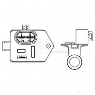Резистор электровентилятора охлаждения для автомобилей Opel Corsa D (06-)