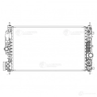 Радиатор охлаждения для автомобилей Astra J (09-) 1.6T AT LUZAR 1440016893 4NNY WA lrc2117 - Изображение 3