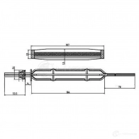 Осушитель кондиционера для автомобилей Astra H (04-) LUZAR 1440016902 D XN8CV lcd2104 - Изображение 2