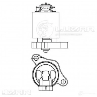 Клапан EGR (рециркуляции отработавших газов) для автомобилей Opel Astra G (98-) 1.4i/1.6i/1.8i LUZAR C T08Y lveg2103 1440016904 - Изображение 3